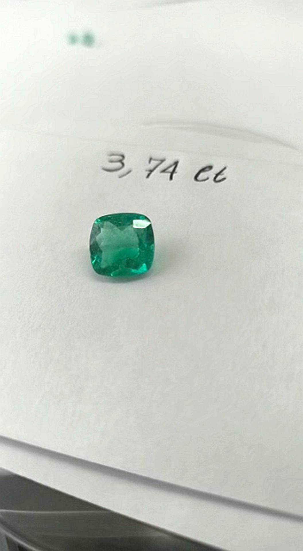 3.74ct Colombian Emerald  ( Exceptional) 