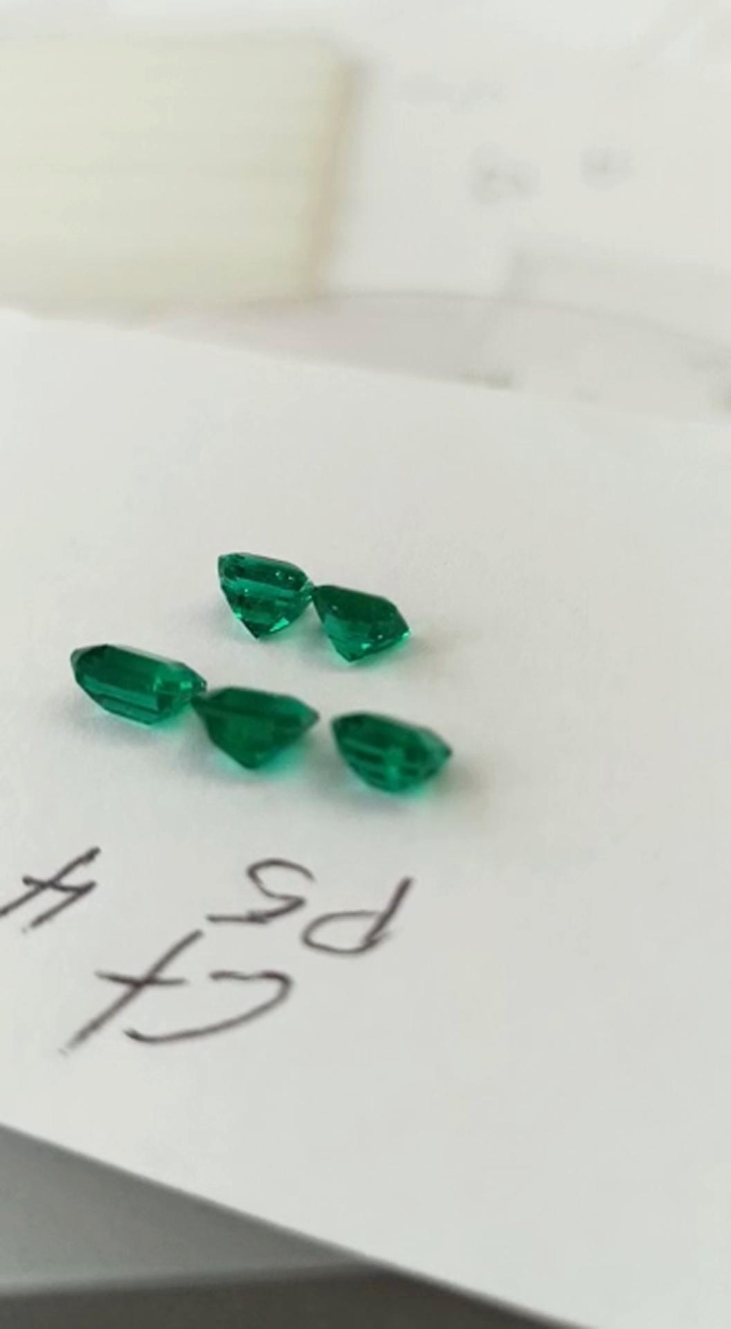 4.30 Ct. Exceptional Emerald Set