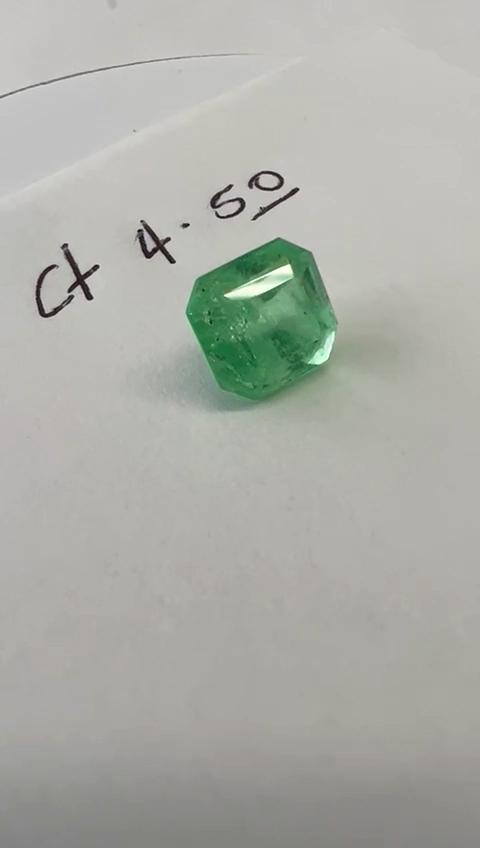 4.50 Ct.  Colombian Emerald 