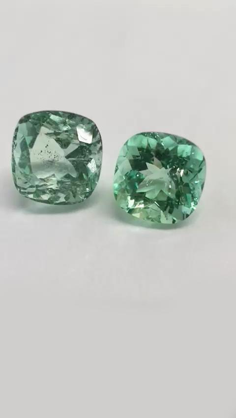 4.78 Ct. Colombian Emerald Pair