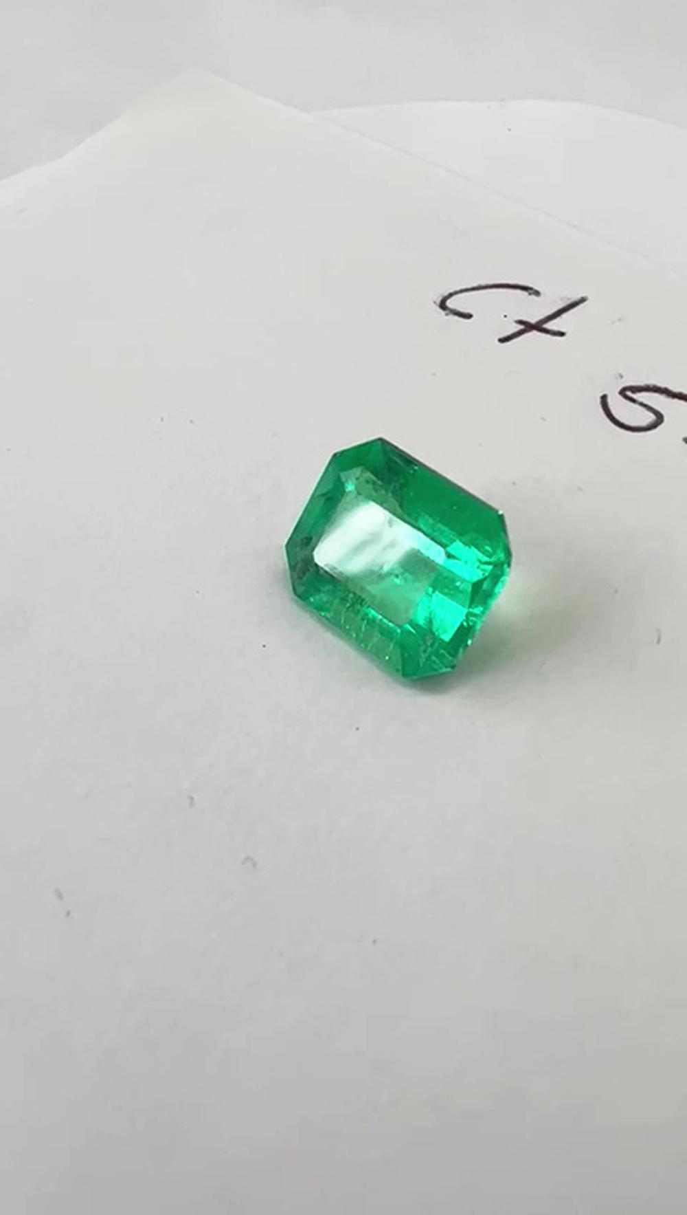 5.01 Ct. Colombian Emerald 