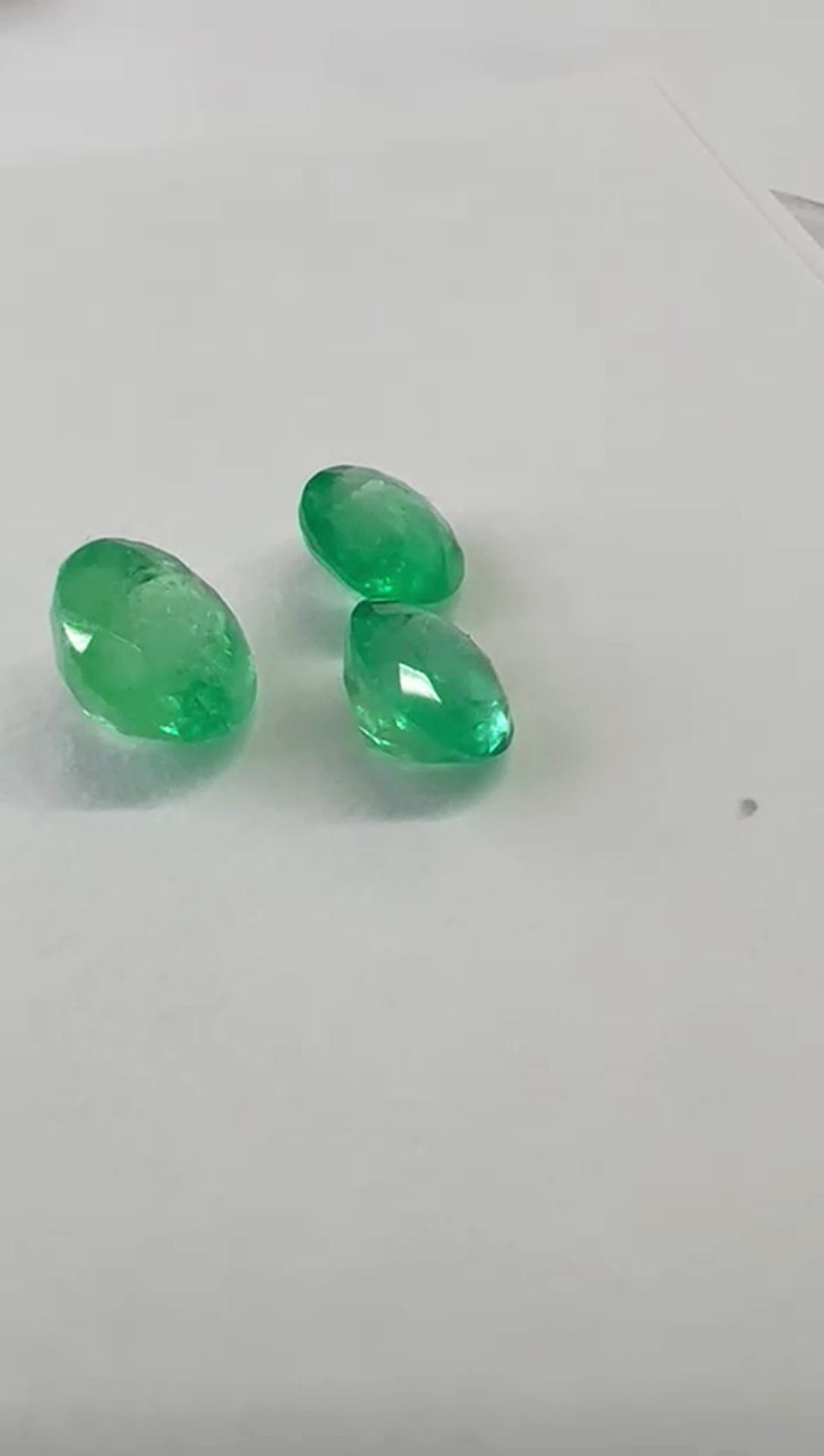 5.25ct Colombian Emerald Set 