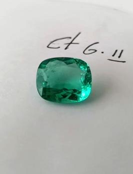 6.11 Ct. Exceptional Colombian Emerald