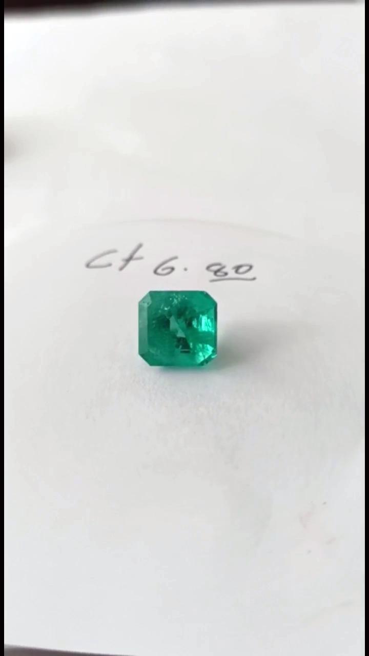 6.80 Ct. Colombian Emerald