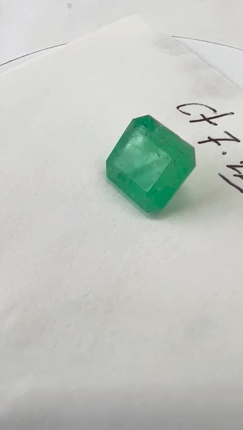 7.22 Ct.  Colombian Emerald 