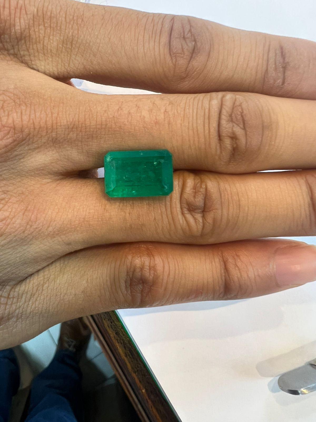 7.39  Ct.  Colombian Emerald 