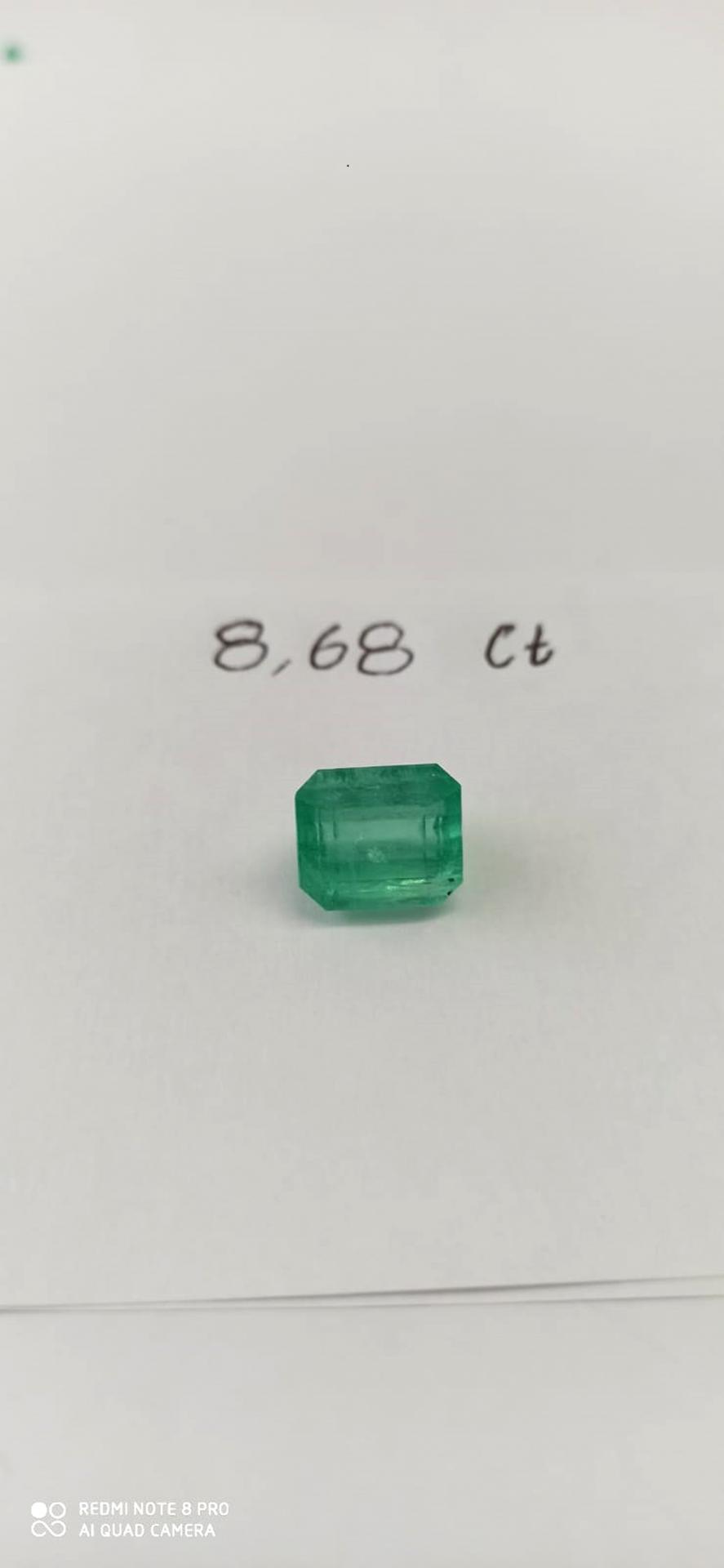 8.68ct Colombian Emerald