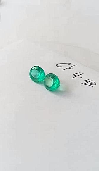 4.40 ct. Colombian Emerald Pair