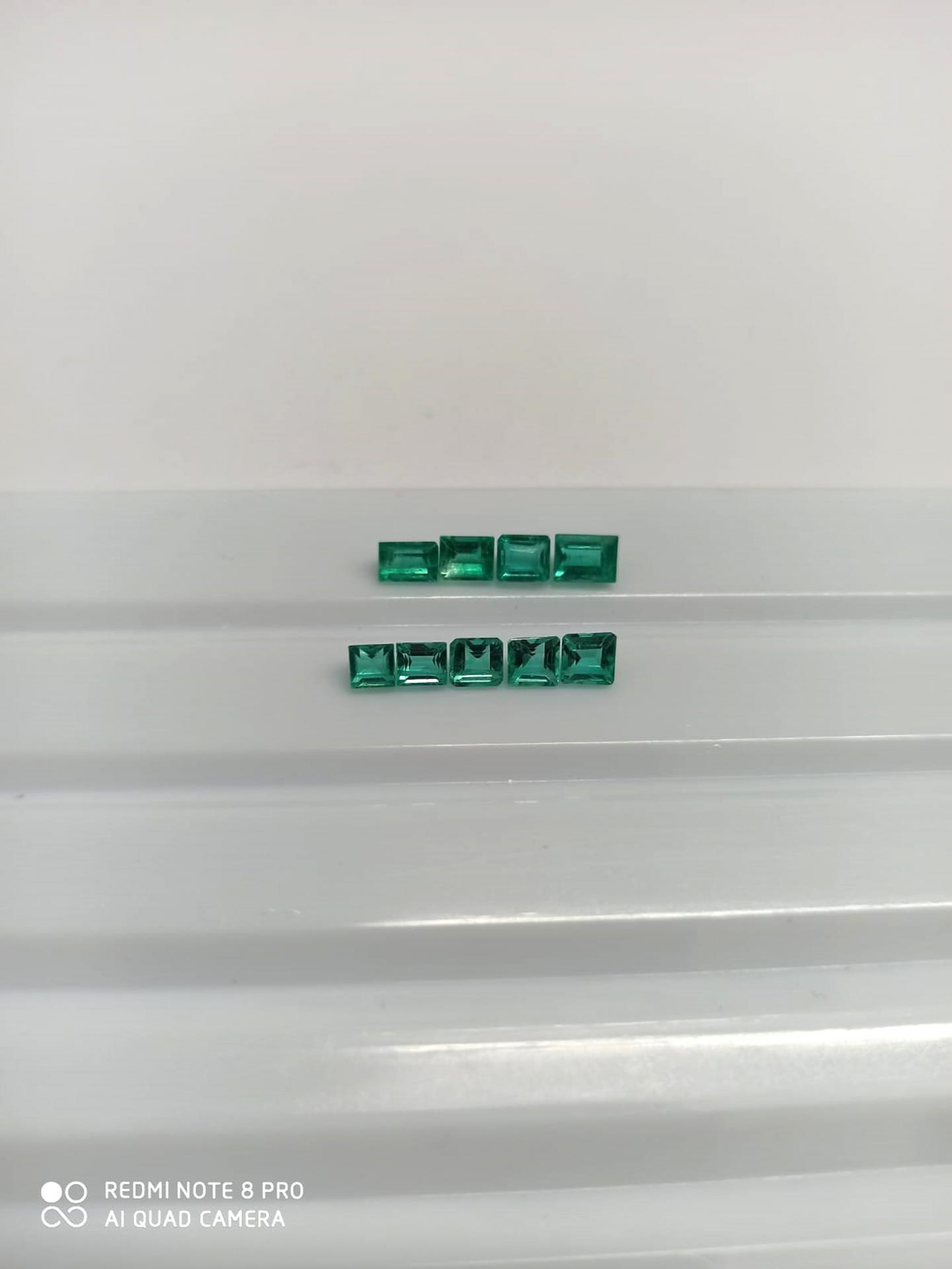 3.03 Colombian Emerald Set 