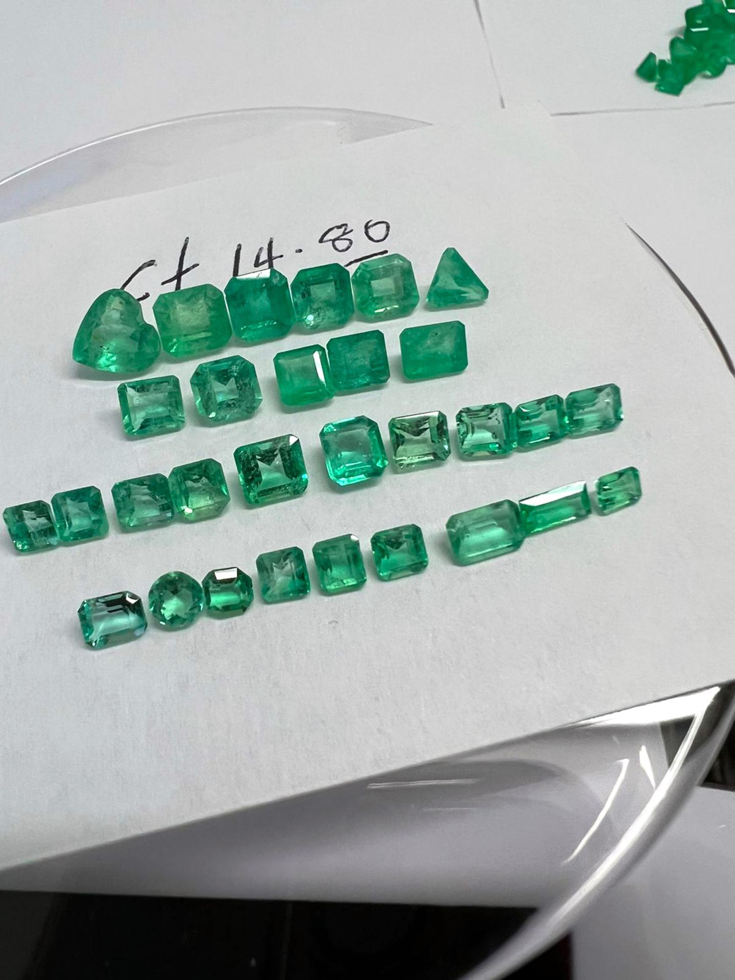 14.80 Ct. Colombian Emerald Lot 