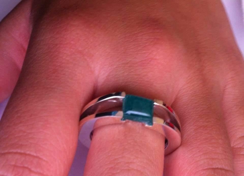 0.50 Ct. Colombian Emerald Ring 