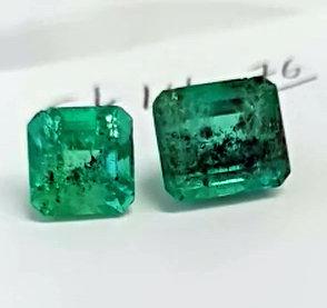 14.76 Colombian Emerald Pair