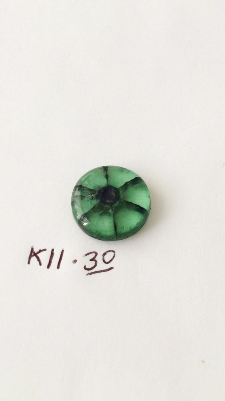 11.30 ct Trapiche Emerald