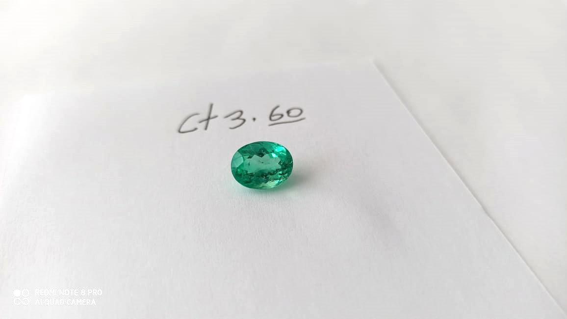 3.60ct Colombian Emerald