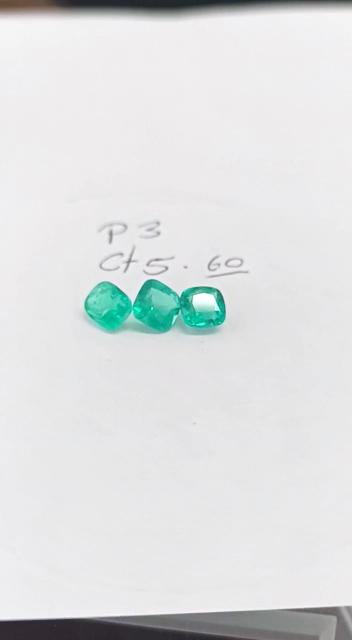 5.60ct Colombian Emerald Set