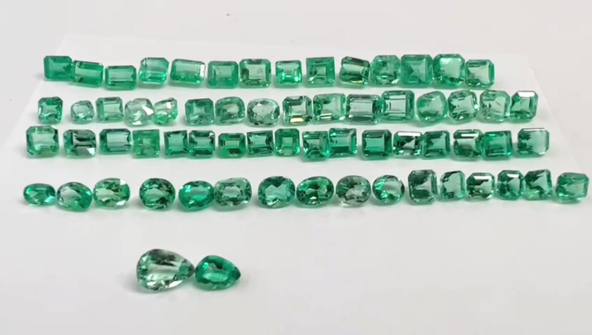 25.57 Ct. Colombian Emerald Lot 