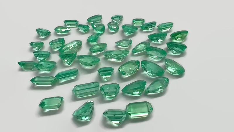 40 Ct. Colombian Emerald Lot.