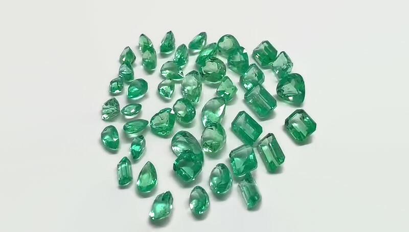 40 Ct. Colombian Emerald Lot.