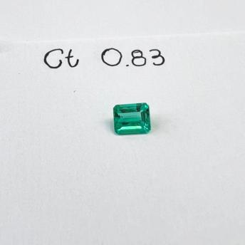 0.83 Ct. Colombian Emerald  (Exceptional)