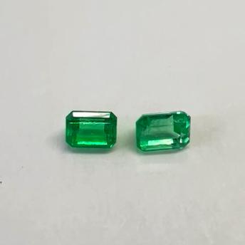 1.93 Ct. Colombian Emerald Pair