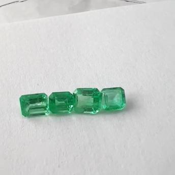 2.41 Ct. Colombian Emerald Set 