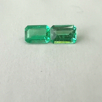 2.91 Ct.  Colombian Emerald Pair (Exceptional)