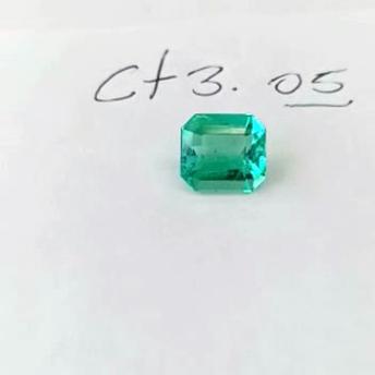 3.05 Emerald Cut Colombian Emerald 