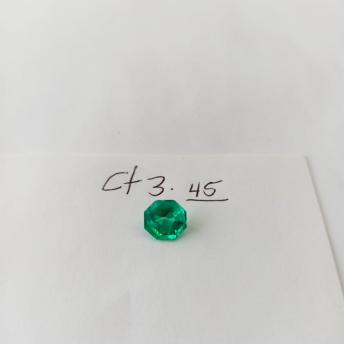 3.45ct  Colombian Emerald (Octagon Cut)