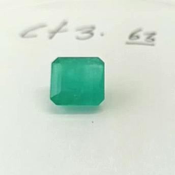 3.63ct Colombian Emerald  ( Emerald Cut) 