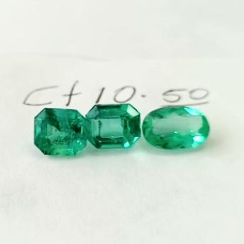 10.50ct Colombian Emerald Set 