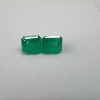 4.44 Colombian Emerald Pair