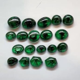 47.80 Colombian Trapiche  Emerald Lot 