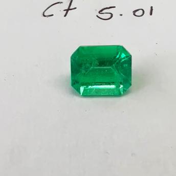 5.01 Ct. Colombian Emerald 