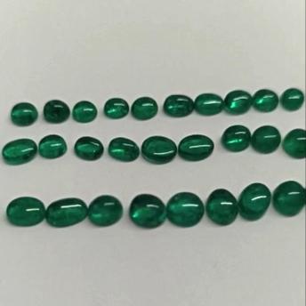 16.40ct Colombian Cabochon Emerald Lot 