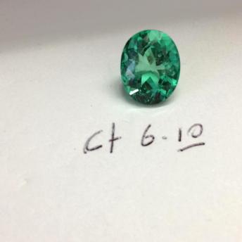 6.10 ct Colombian Emerald