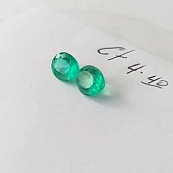 4.40 ct. Colombian Emerald Pair