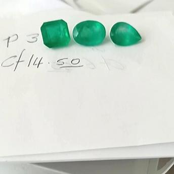 14.50 Colombian Emerald Set 