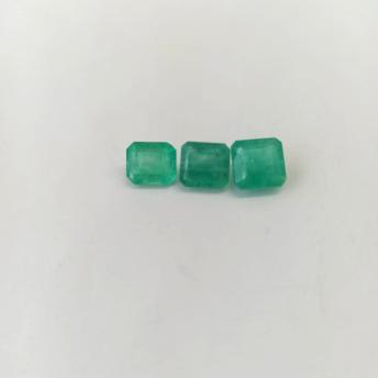 6.43 Ct.  Colombian Emerald Set ( Economy) 