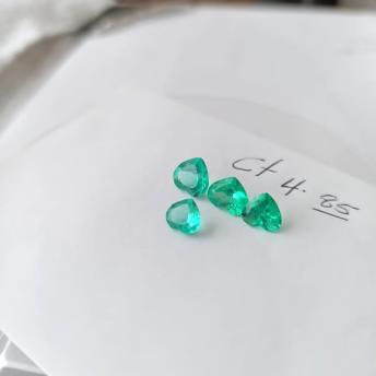 4.85ct Colombian Emerald Set 