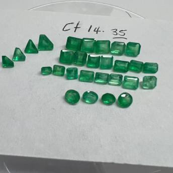 14.35 Ct. Colombian Emerald  Lot 