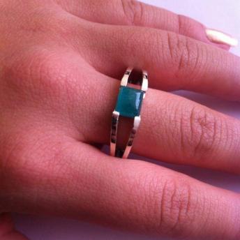 0.50 Ct. Colombian Emerald Ring 