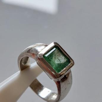 1.10 Ct. Colombian Emerald Ring