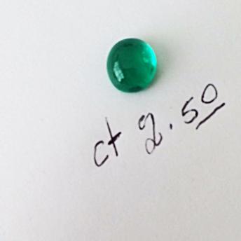 2.50ct Colombian Emerald Cabuchon