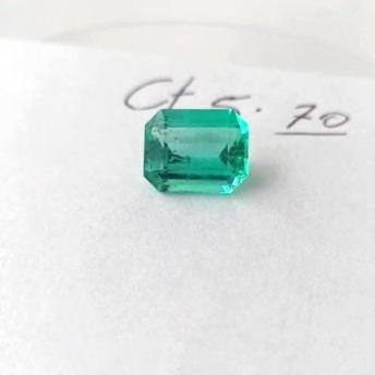 5.70 Ct.  Colombian Emerald