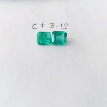 3.10 Ct. Colombian Emerald Pair