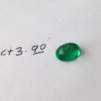 3.90ct. Colombian Emerald Cabuchon