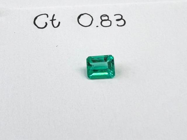 0.83 Ct. Colombian Emerald  (Exceptional)