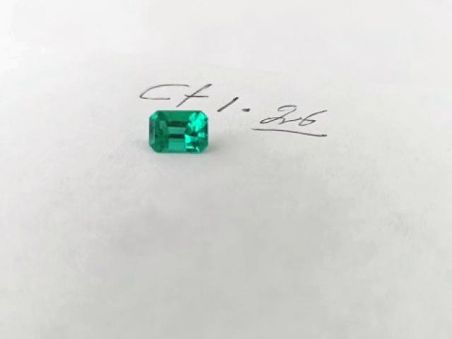 1.26ct Colombian Emerald