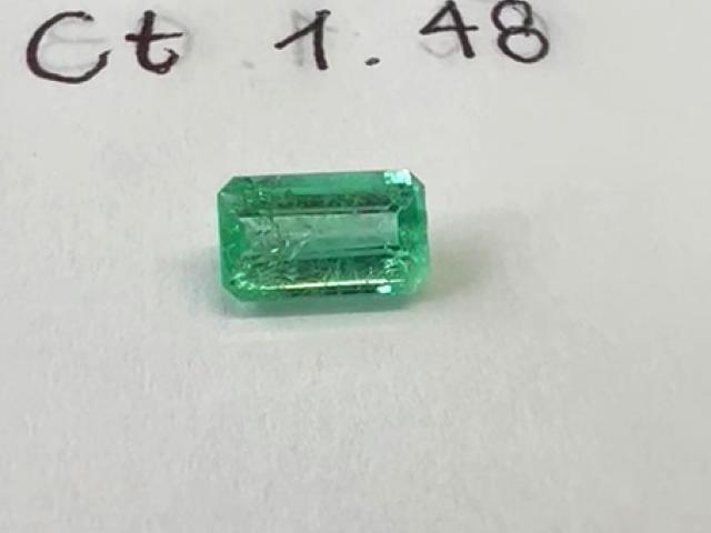 1.48 Ct.  Colombian Emerald