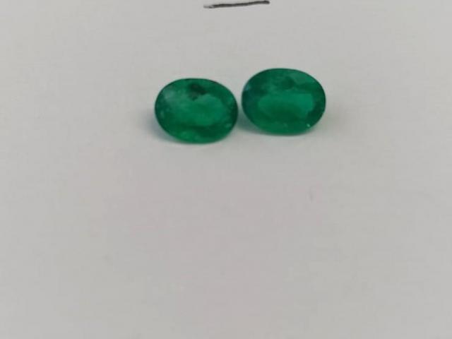 1.92 Ct. Colombian Emerald  Pair
